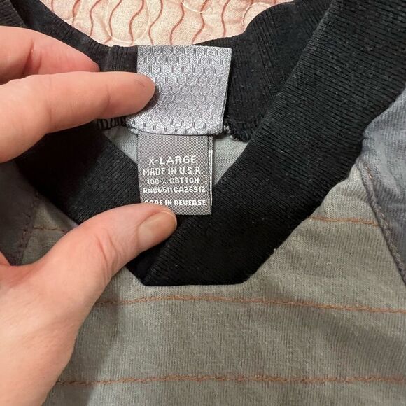 Vintage Black and Yellow No Fear racing long sleeve extra large top motocross - Picture 12 of 13